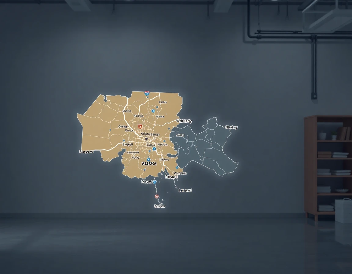 Plumbing Service Areas Map